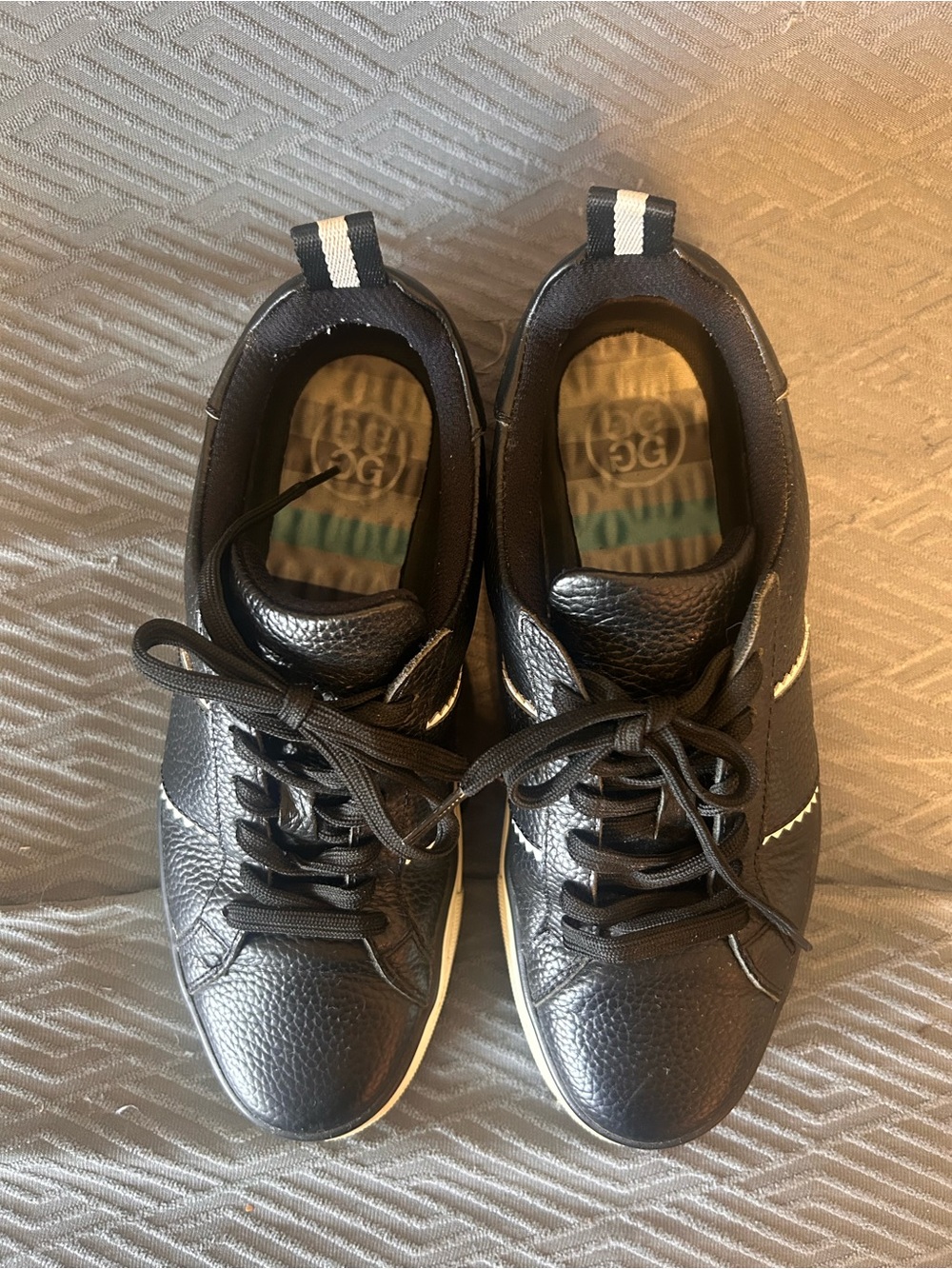 G/FORE Kiltie Disruptor Women Black leather Golf shoes size 9